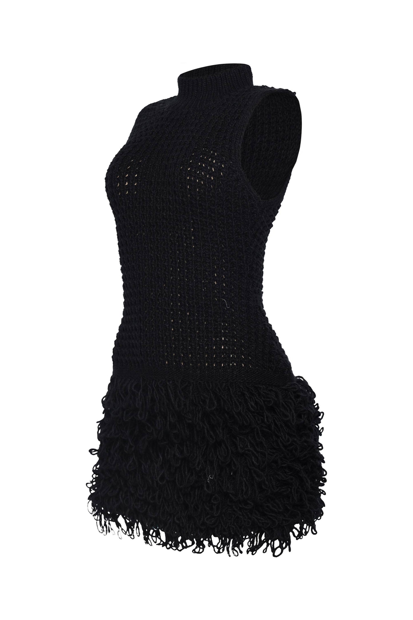 [SELECT]Tassel skirt detailed tank mini dress